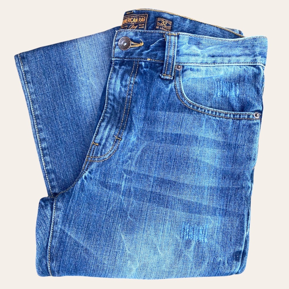 American Rag Straight Leg Jeans - Vintage Label Size 32 x 32